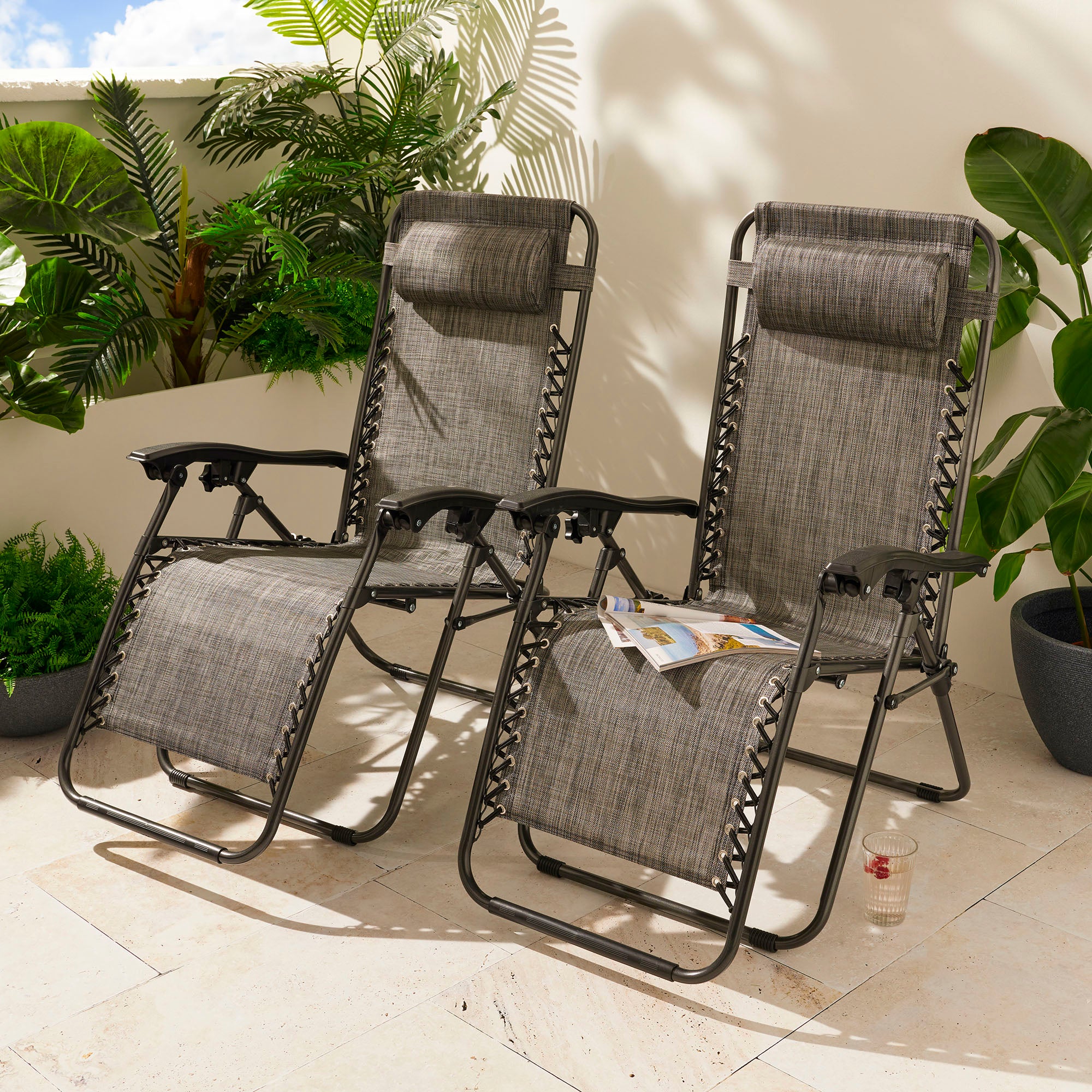 Patio Dunelm Helsinki Sun Lounger Helsinki Loungers Dunelm Mill