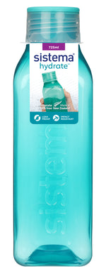 Sistema Square Water Bottle 725ml - Assorted