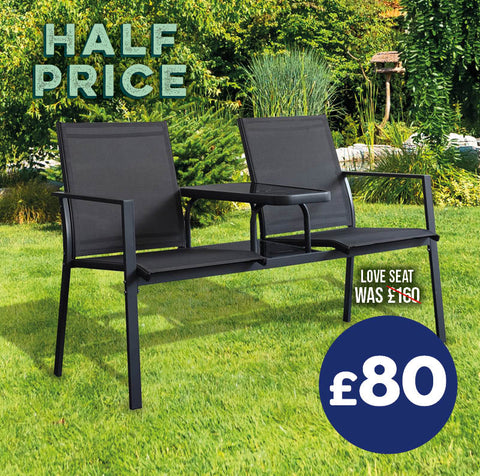 Half price love seat - garden furniture