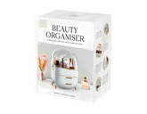 White Cosmetic Storage Case with Handle White Cosmetic Storage Case with Handle