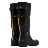 Joules Full Leg Bee Black Wellies Joules Full Leg Bee Black Wellies