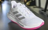 adidas Womens Galaxar Run White/Silver Trainers adidas Womens Galaxar Run White/Silver Trainers