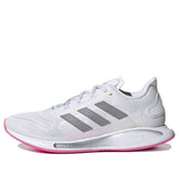 adidas Womens Galaxar Run White/Silver Trainers adidas Womens Galaxar Run White/Silver Trainers