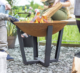 La Hacienda Icarus Oxidised Cast Iron Firepit La Hacienda Icarus Oxidised Cast Iron Firepit