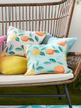 Dreams & Drapes Design Botanical Fruits Green Outdoor Filled Cushion Dreams & Drapes Design Botanical Fruits Green Outdoor Filled Cushion