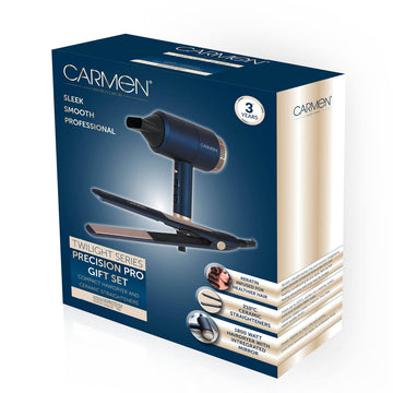 Carmen Gift Twilight DC Pro Keratin Hair Dryer and Ceramic Straightener