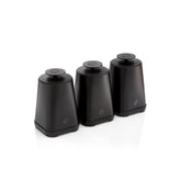 Stealth Set of 3 Black Canisters Stealth Set of 3 Black Canisters