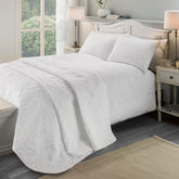 Serene Luana White Duvet Cover Set Serene Luana White Duvet Cover Set