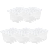 Pack of 5 Wham Crystal 28L Box and Lid Pack of 5 Wham Crystal 28L Box and Lid