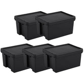 Pack of 5 Wham Bam 16L Heavy Duty Recycled Box with Lid Pack of 5 Wham Bam 16L Heavy Duty Recycled Box with Lid