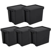 Pack of 5 Wham Bam 24L Heavy Duty Recycled Box with Lid Pack of 5 Wham Bam 24L Heavy Duty Recycled Box with Lid