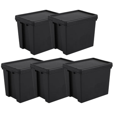Wham Bam 24L Heavy Duty Recycled Box with Lid - Pack of 5
