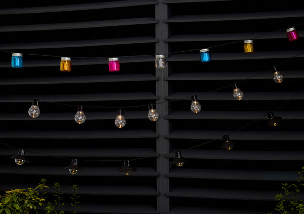Outmore Jar Colour String Lights x10
