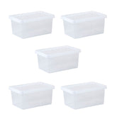 Pack of 5 Wham Crystal 11L Box and Lid Pack of 5 Wham Crystal 11L Box and Lid