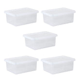 Pack of 5 Wham Crystal 17L Box and Lid Pack of 5 Wham Crystal 17L Box and Lid
