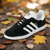 Adidas Gazelle Men's Black & White Trainers Adidas Gazelle Men's Black & White Trainers