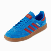 Adidas Spezial Men's Bright Blue & Red Trainers Adidas Spezial Men's Bright Blue & Red Trainers