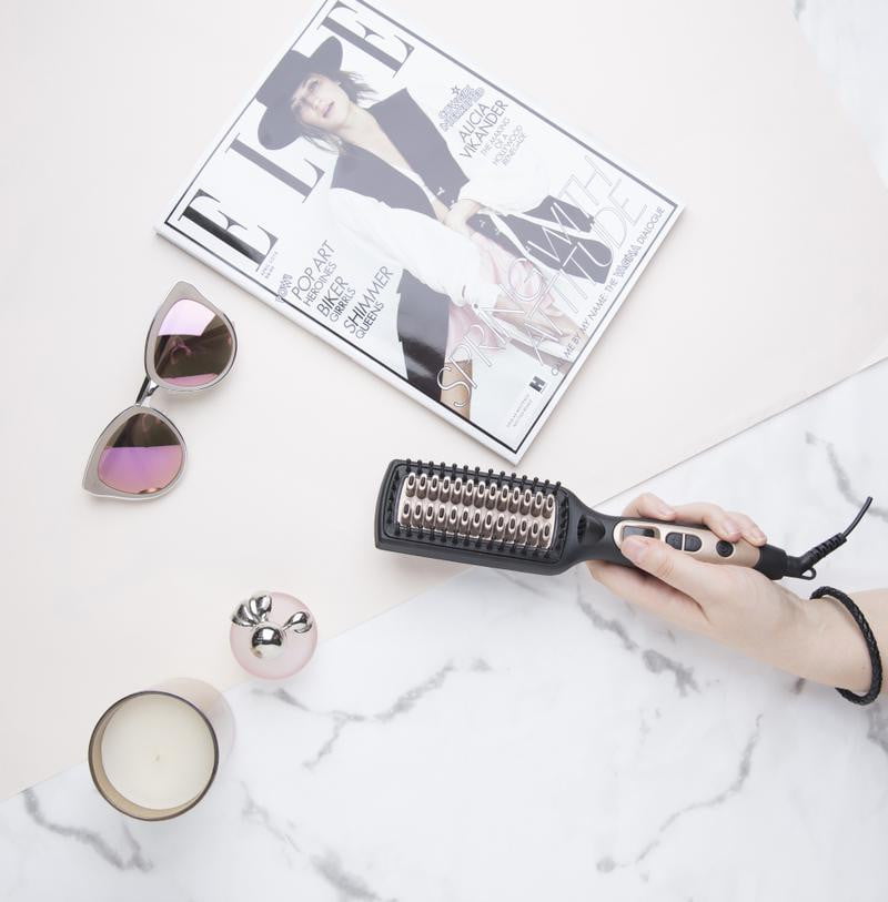 Carmen noir led straightening brush sale