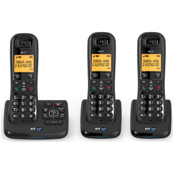 BT XD56 Triple Cordless Phone with Nuisance Call Blocker