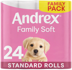Andrex Pack of 24 Gentle Toilet Rolls