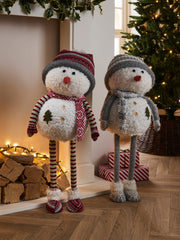 XL Plush Red Christmas 81cm Snowman