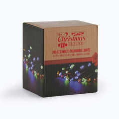 100 Outdoor Multi Coloured Lights with Timer