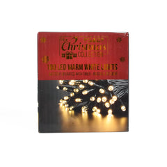 100 Outdoor Warm White Lights with Timer