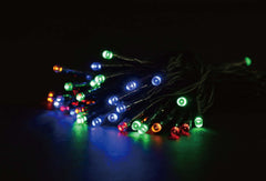 200 Outdoor Multi Coloured Lights with Timer
