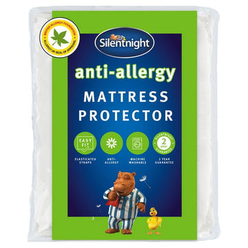 Silentnight Anti-Allergy Mattress Protector With Straps
