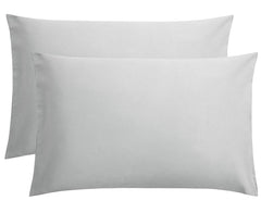 At Home Silver Supersoft Housewife Pillow Case