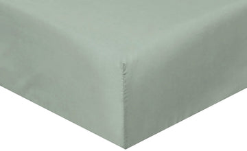 At Home Supersoft Fitted Sheet - Sage