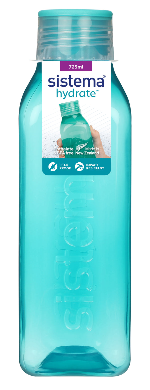 Sistema Square Water Bottle 725ml - Assorted