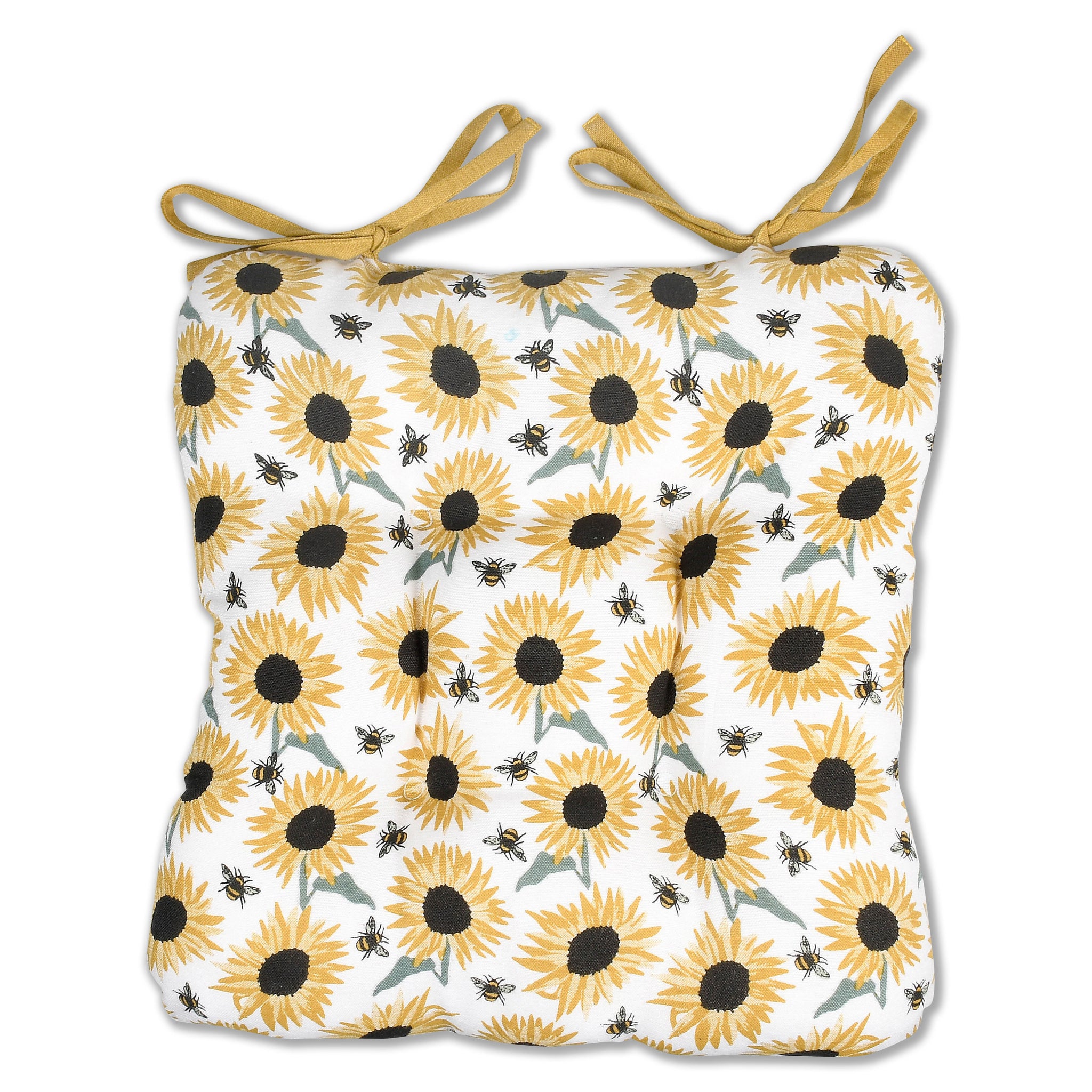 Sunflower chair pads clearance