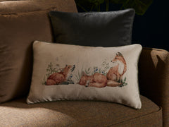 Fox Family Cushion