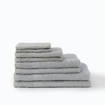 6pc Towel Bale - Light Grey