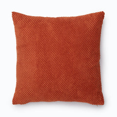Dot Chenille Cinnamon Cushion