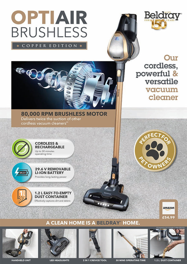 Beldray Opti Air Brushless Vac