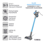 Tower VL20 Corded 3-in-1 Vacuum