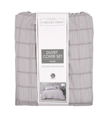 Hotel Collection Headset Seersucker Double Duvet Set