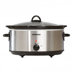 Daewoo 6.5L Stainless Steel Slow Cooker