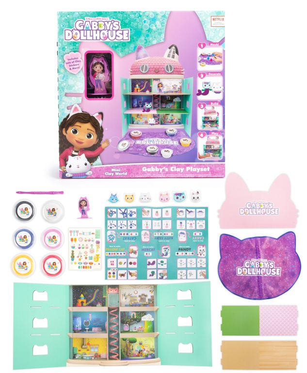 Gabbys Dollhouse Clay Playset