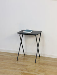 At Home Black Folding Tray Table