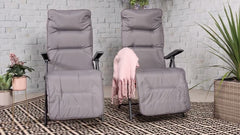 Royalcraft Pack of 2 Cairo Relaxer Sun Lounger Chairs