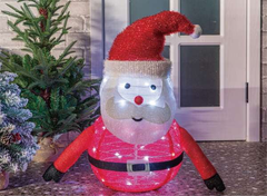 LED Collapsible 60cm Christmas Santa