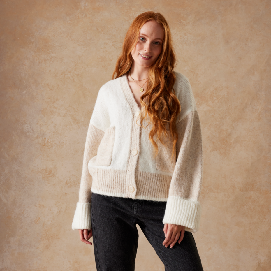 Women's Turn Up Sleeve Cardigan