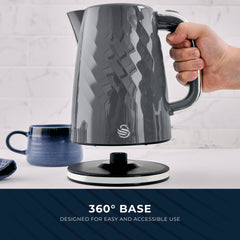 Swan Windsor 1.7L Textured Kettle