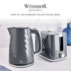 Swan Windsor 1.7L Textured Kettle