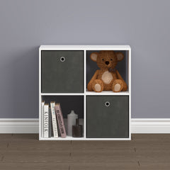 4 Cube Unit with 2 Storage Baskets