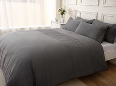 Charcoal Pinsonic Duvet Set