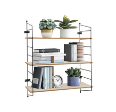 Pine and Metal 3 Tier Shelf